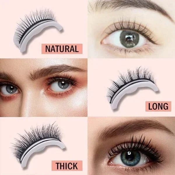 🔥LAST DAY - BUY 1 GET 1 FREE JUST $8.99 EACH🔥🎉Reusable Adhesive Eyelashes ✅